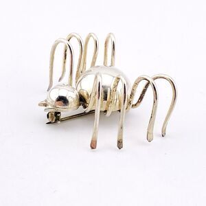 Sterling Silver Spider Brooch Mexico 925 TG 201 Large Artisan Vintage Pin